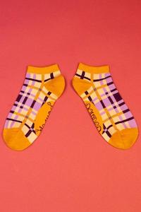 Purple Tartan - Trainer - POWDER