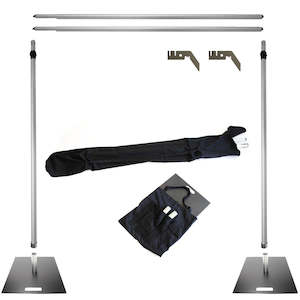 Backdrop Stand Set For 3x3m Backdrop (Pipe and Drape) - Deluxe *BEST VALUE*