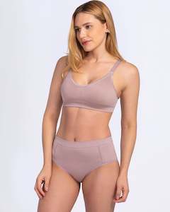 Lupo Shine Seamless Bikini Briefs Mid Coverage High Waist