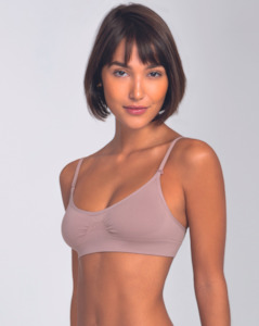 Clothing: Lupo Essential Seamless Bralette with Adjustable Convertible Straps