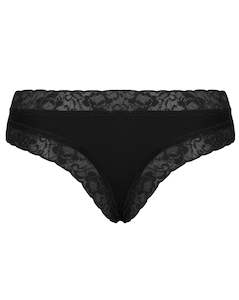 Clothing: Lupo Lace Bikini Cotton Briefs