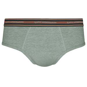 Lupo Stretchy Cotton Men Slip Briefs Plus Size