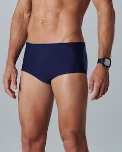 Lupo Mens Navy Plain Swim Trunks Jurere