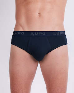 Clothing: Lupo Essential Cotton Stretch Mens Underwear Slips