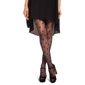 Lupo Polka Dots Tights 15 Denier