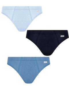 Clothing: Lupo Boys Slip Underwear Soft Cotton 3pk