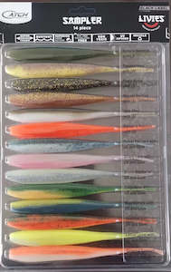 Sporting good wholesaling - except clothing or footwear: Catch Black Label 7 inch Soft Bait Sampler Pack