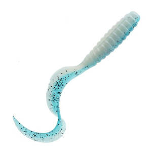 Catch Black Label Livies Softbait Curly Tail Power Pilchard Glow 6 inch 4 Pack