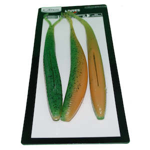 Catch 10" Black Label Livies Softbait Caipirinha UV + Glow 3 Pack