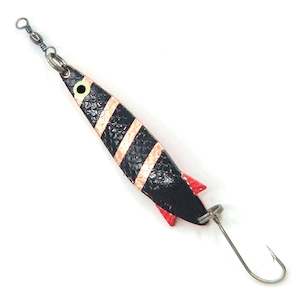 Sporting good wholesaling - except clothing or footwear: Kilwell Toby Copper Zebra Single Hook Lure