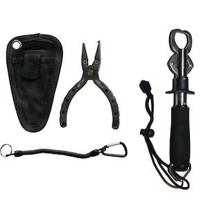 Fishing Pliers + Stainless Lip Grip Package Deal