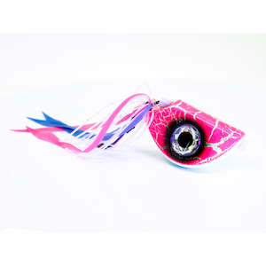 Catch Beady Eye Kabura Jig in Pink Crackle with Glow and UV (60-150g)