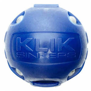 Klik Sinkers Blue Quick Change Clip on Ball Sinkers