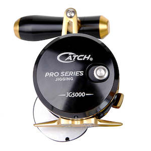 Sporting good wholesaling - except clothing or footwear: Catch JGX5000 Left Handed Pro Series Jigging Reel 30kg Drag