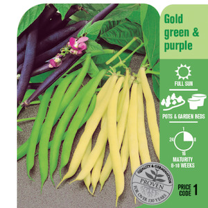 Garden supply: Seed Bean ‘Dwarf Mix’