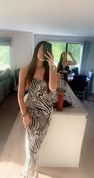 Rental of personal and household goods: Zebra Maxi Dress (8)