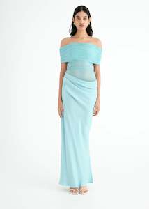 Benni Nico Off-Shoulder Maxi Dress