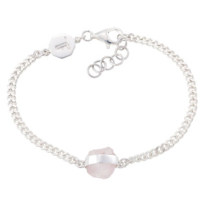 Bracelet | Rose Quartz & Silver