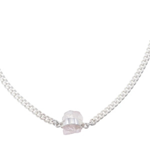 Necklace | Rose Quartz & Silver