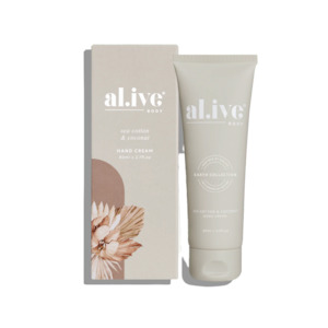 Al.ive | SEA COTTON & COCONUT handcream