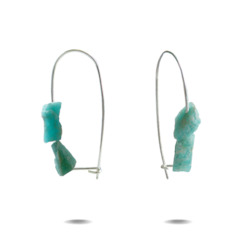 Lillian | Sterling Silver Amazonite Drop Earrings