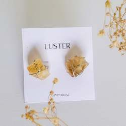 Limited Edition | Citrine Earrings Studs