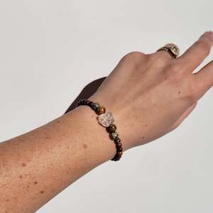 Loretta | Picasso Jasper Beaded Bracelet