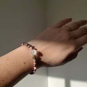 Jewellery: Loretta | Rhodonite Beaded Bracelet