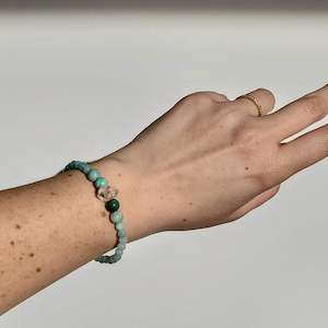 Loretta | Amazonite Beaded Bracelet