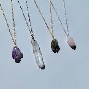 Jewellery: Custom Raw Crystal Necklace