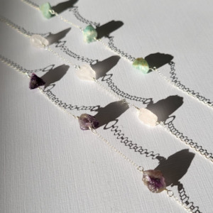 Jewellery: Custom Raw Crystal Choker Necklace