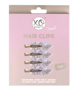 XO Beauty Hair Clips 4 pack - Pixie