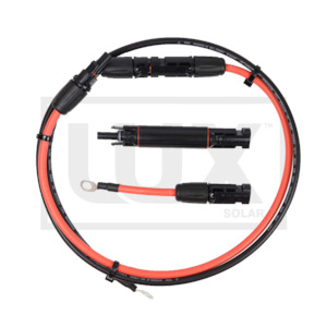 LUX Solar Battery Cables with Inline Fuse