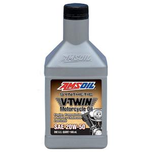 20W-50 Synthetic V-Twin Motorcycle Oil