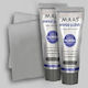 MAAS Metal Polish: 2 Large 113g tubes plus FREE standard microfiber cloth