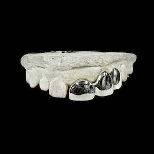 Three teeth in Sterling Silver