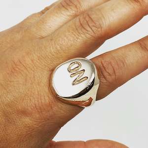 Jewellery: "If 2020 was a Ring" Oval, 18kt gold plated