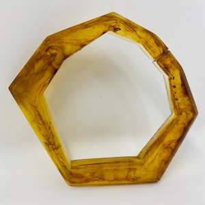 Jewellery: Bangle Link in Faux Amber