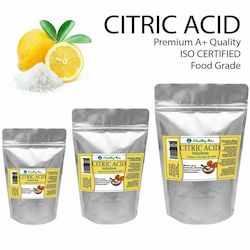 Citric Acid Food Grade Preservative Anhydrous Powder ISO Certified Resealable