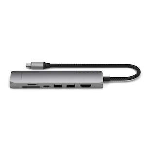 Computer wholesaling - including peripherals: Satechi 7-in-1 USB-C Slim Multiport Adapter