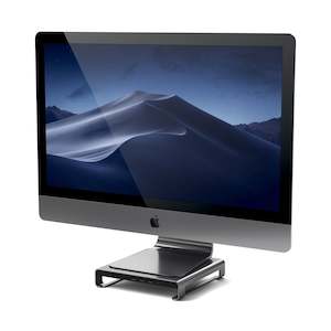 Computer wholesaling - including peripherals: Satechi USB-C Aluminium Monitor Stand Hub for iMac (Space Grey)