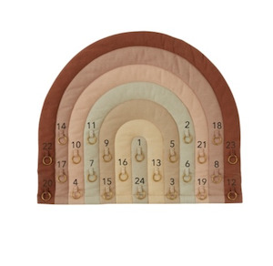 Clothing accessory: Rainbow Christmas Advent Calendar - Chocolate