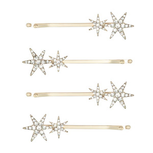 Clothing accessory: Hair Clips - Twinkly Star Slides