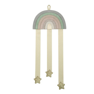 Clothing accessory: Wallhanging/Clip Holder - Pastel Rainbow