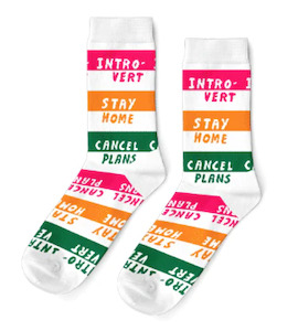 Women's Sized Socks - Introvert