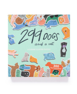 Clothing accessory: Cluster Puzzle - 299 Dogs & a Cat