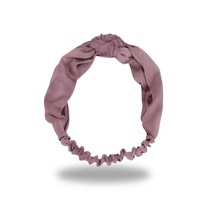 Top Knot Headband - Mauve Rose