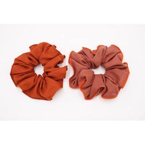 Clothing accessory: Hair Scrunchie Set - Mallow & Tierra