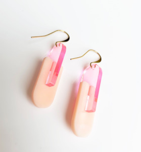 Clothing accessory: Highlight Earrings - Pinks