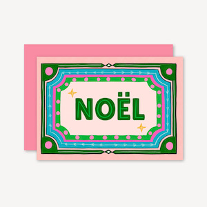 Christmas Card - Retro Noel